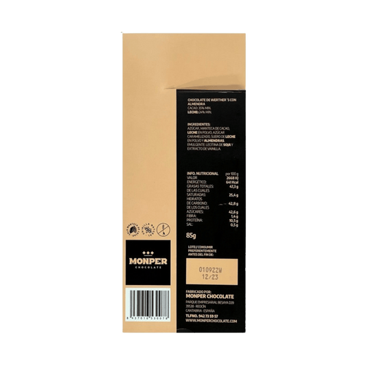 Chocolate de Werther’s con Almendras Marcona - Monper