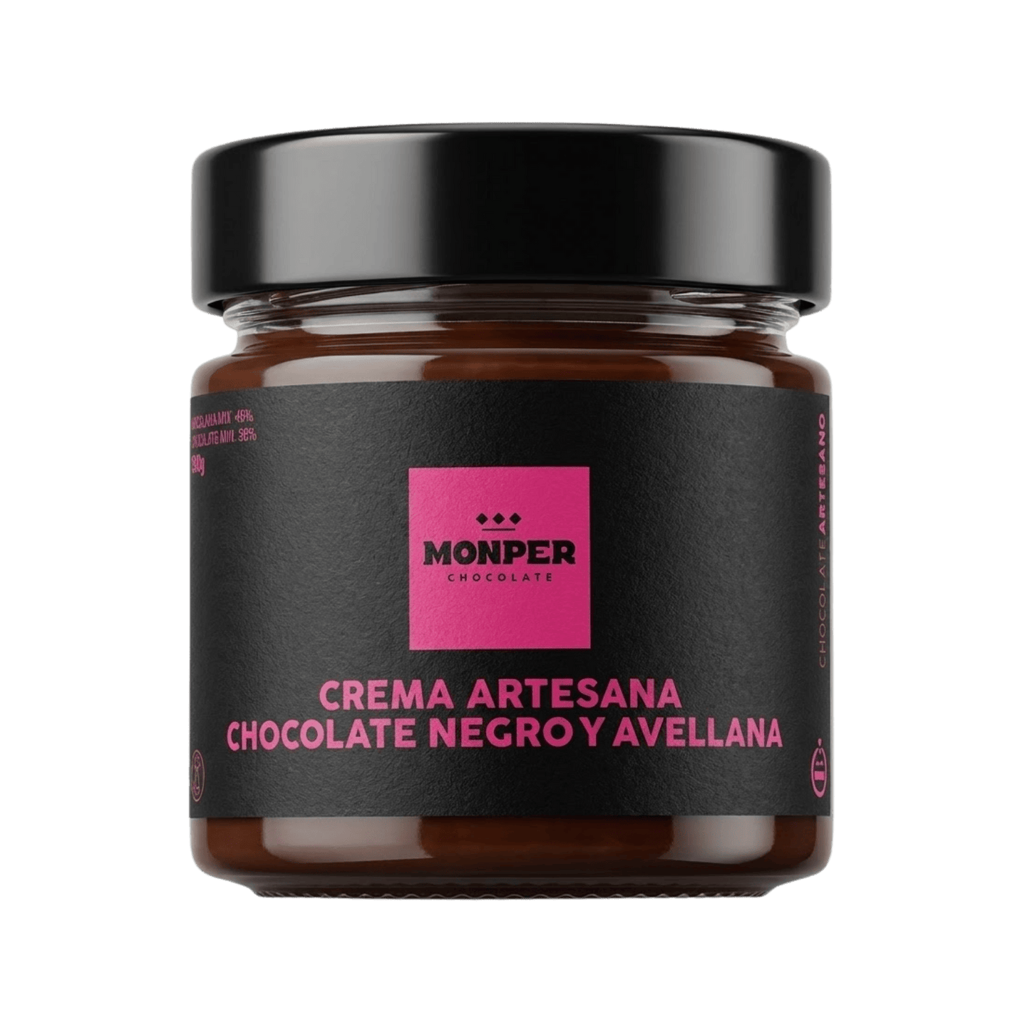 Crema de Chocolate Negro y Avellanas - Monper