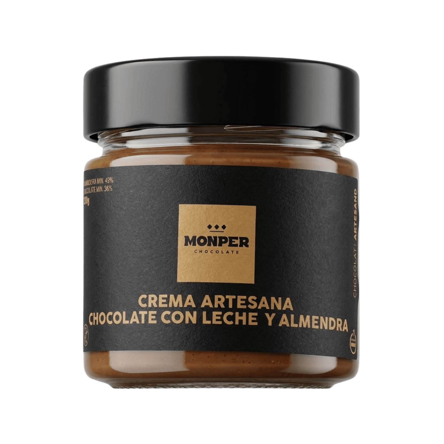 Crema de Chocolate con Leche Y Almendra - Monper
