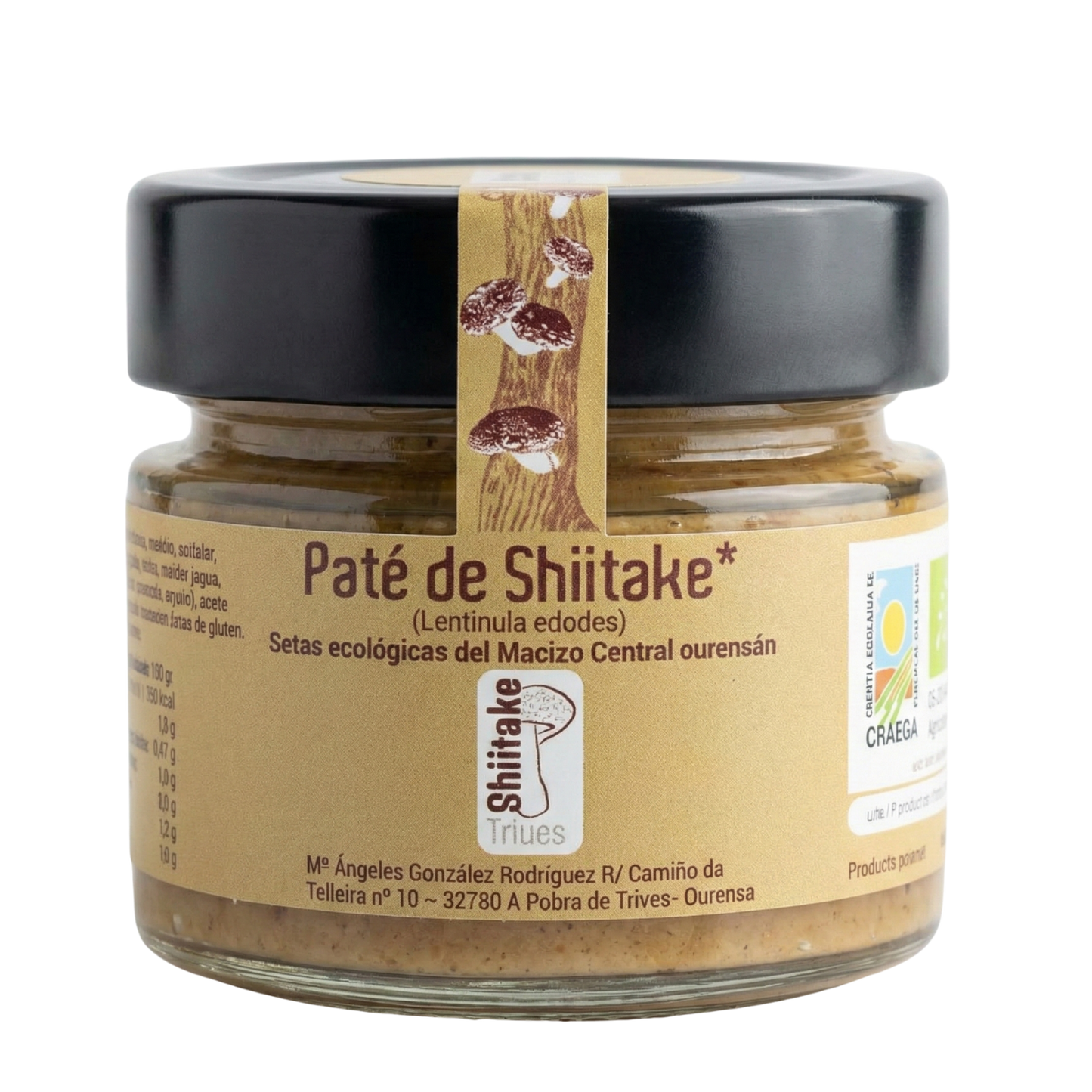 Paté de Shiitake Eco - Shiitake Trives