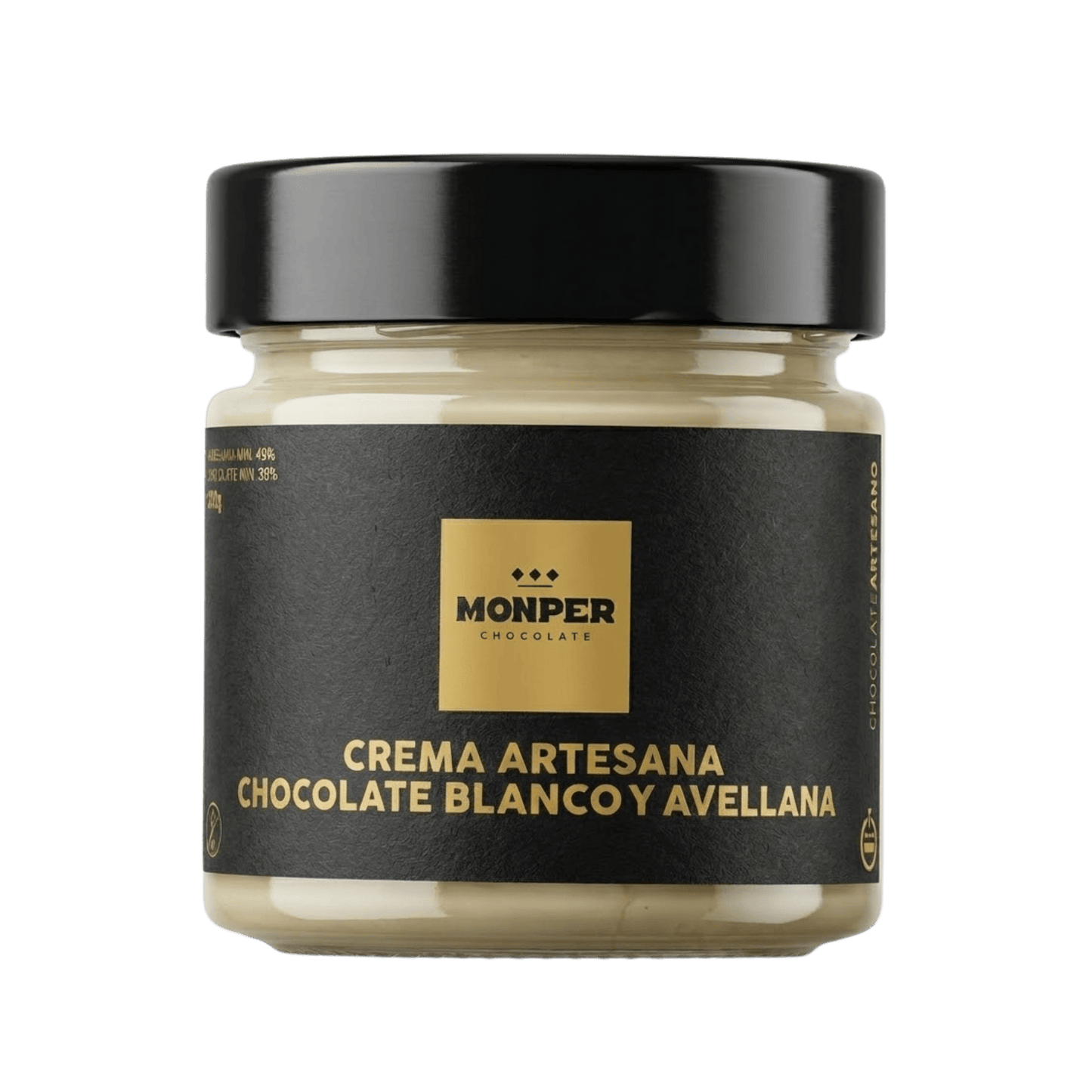 Crema de Chocolate Blanco y Avellana - Monper