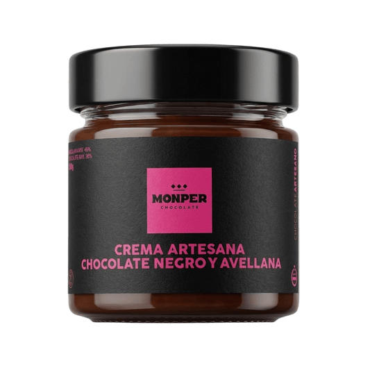 Crema de Chocolate Negro y Avellanas - Monper