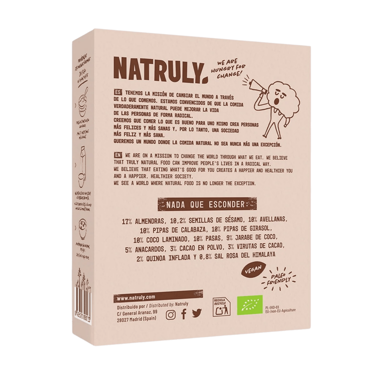 Granola Cacao Quinoa Bio - Natruly