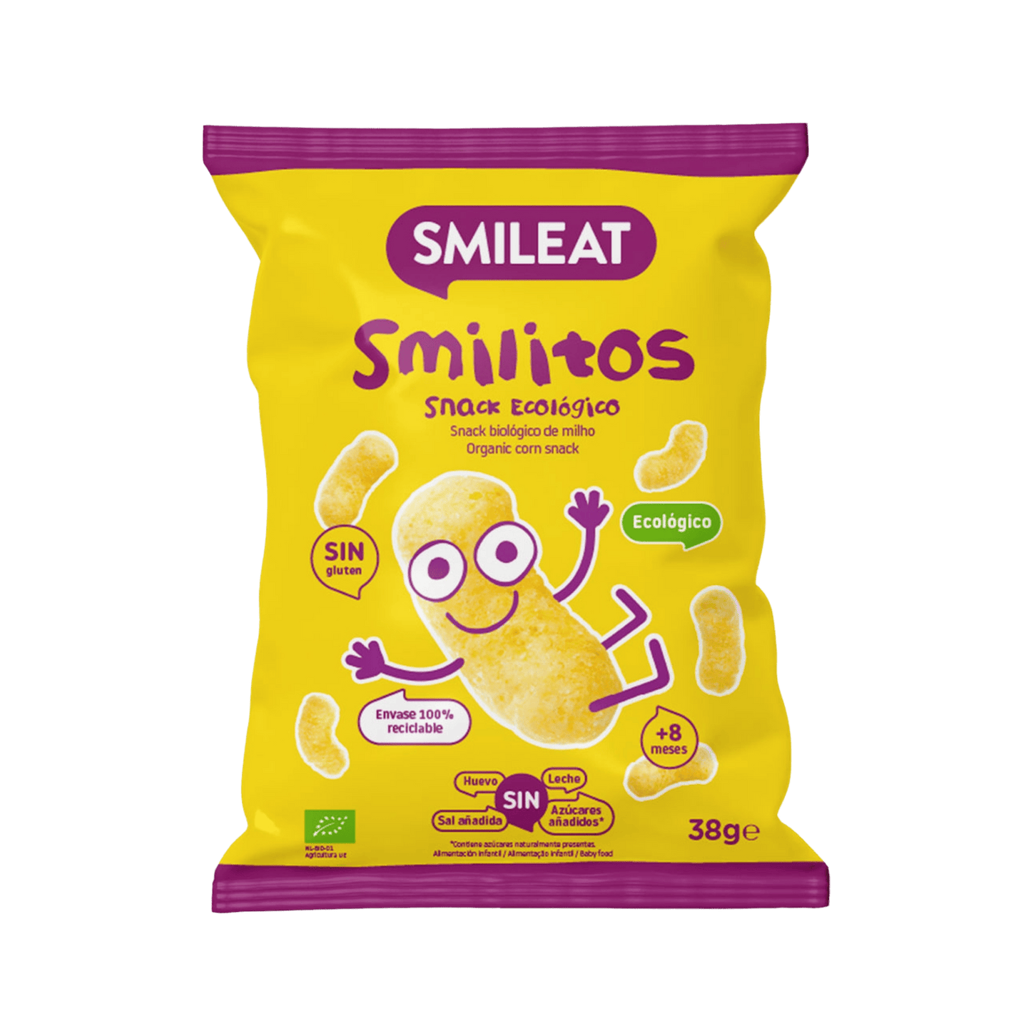 Gusanitos Smilitos de Maiz Eco sin Gluten
