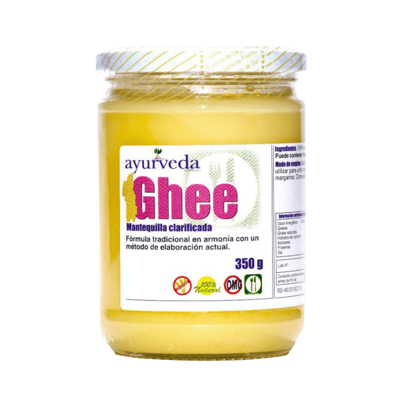 Mantequilla Ghee Ayurveda