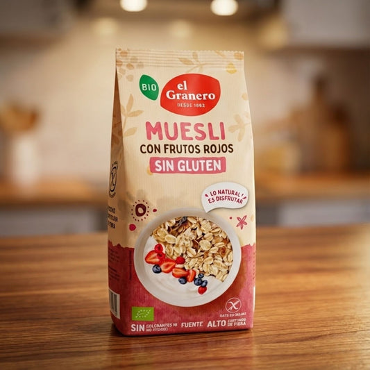 Muesli Frutos Rojos SinGluten Bio - El Granero