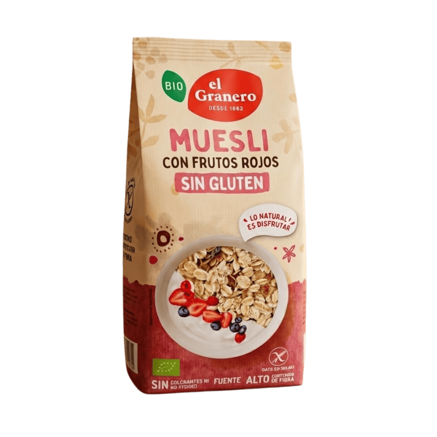 Muesli Frutos Rojos SinGluten Bio - El Granero