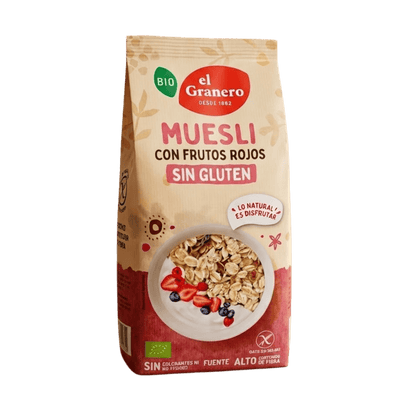 Muesli Frutos Rojos SinGluten Bio - El Granero