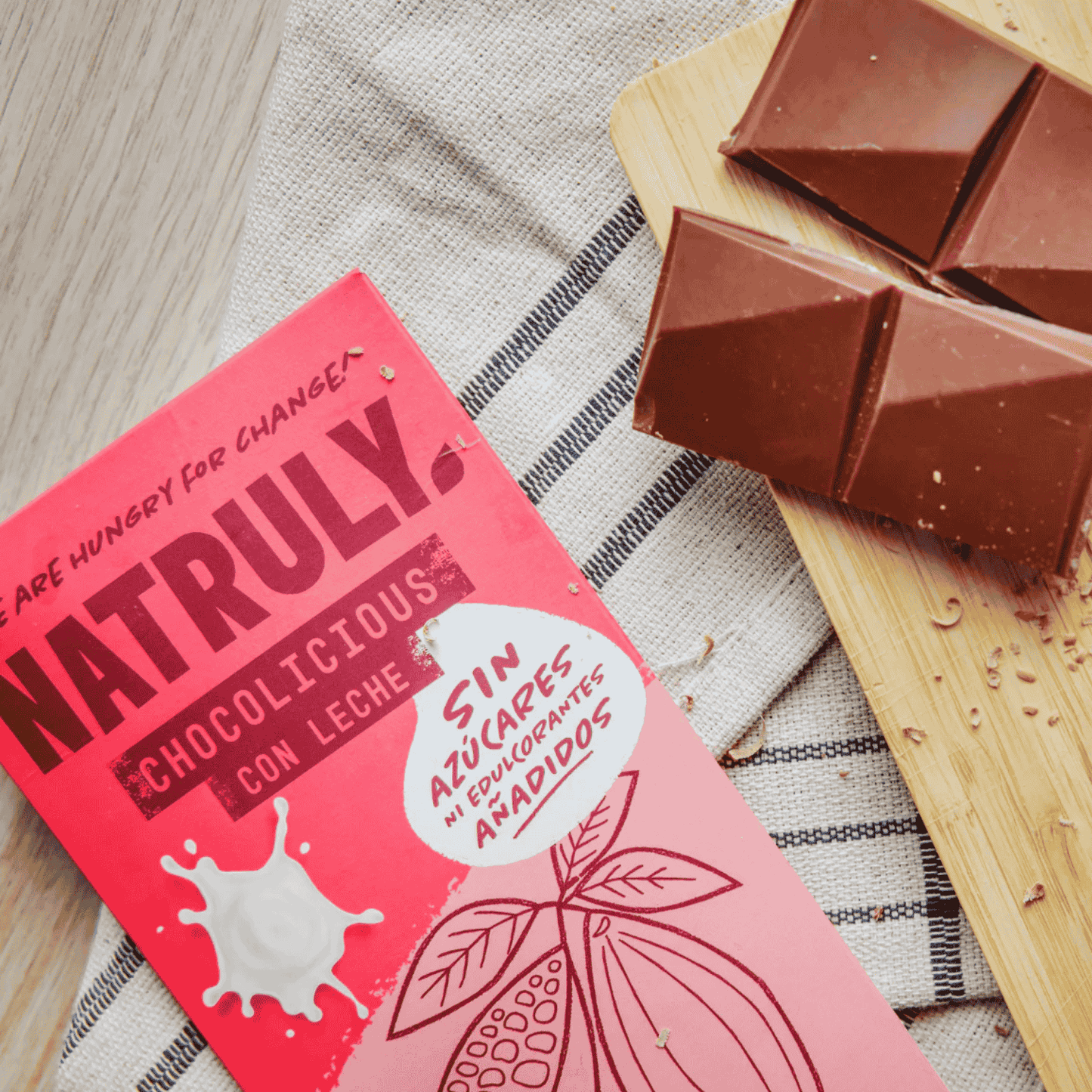 Tableta de Chcolate con Leche Bio - Natruly