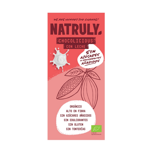 Tableta de Chcolate con Leche Bio - Natruly