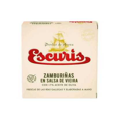 Zamburiñas en Salsa de Vieira - Escurís