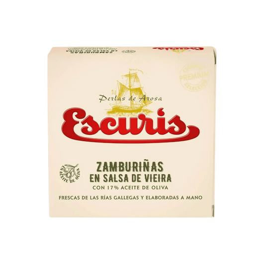 Zamburiñas en Salsa de Vieira - Escurís
