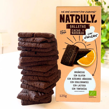 Galletas Cacao Naranja Bio Natruly