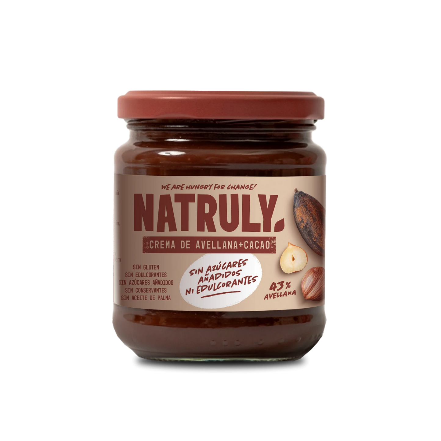 Crema de Avellana Cacao Natruly 285gr.