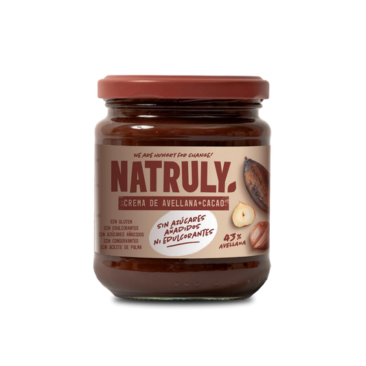 Crema de Avellana Cacao Natruly 285gr.