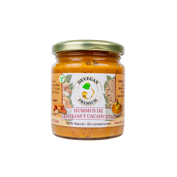 Hummus BIO Lentejas y Cacahuetes