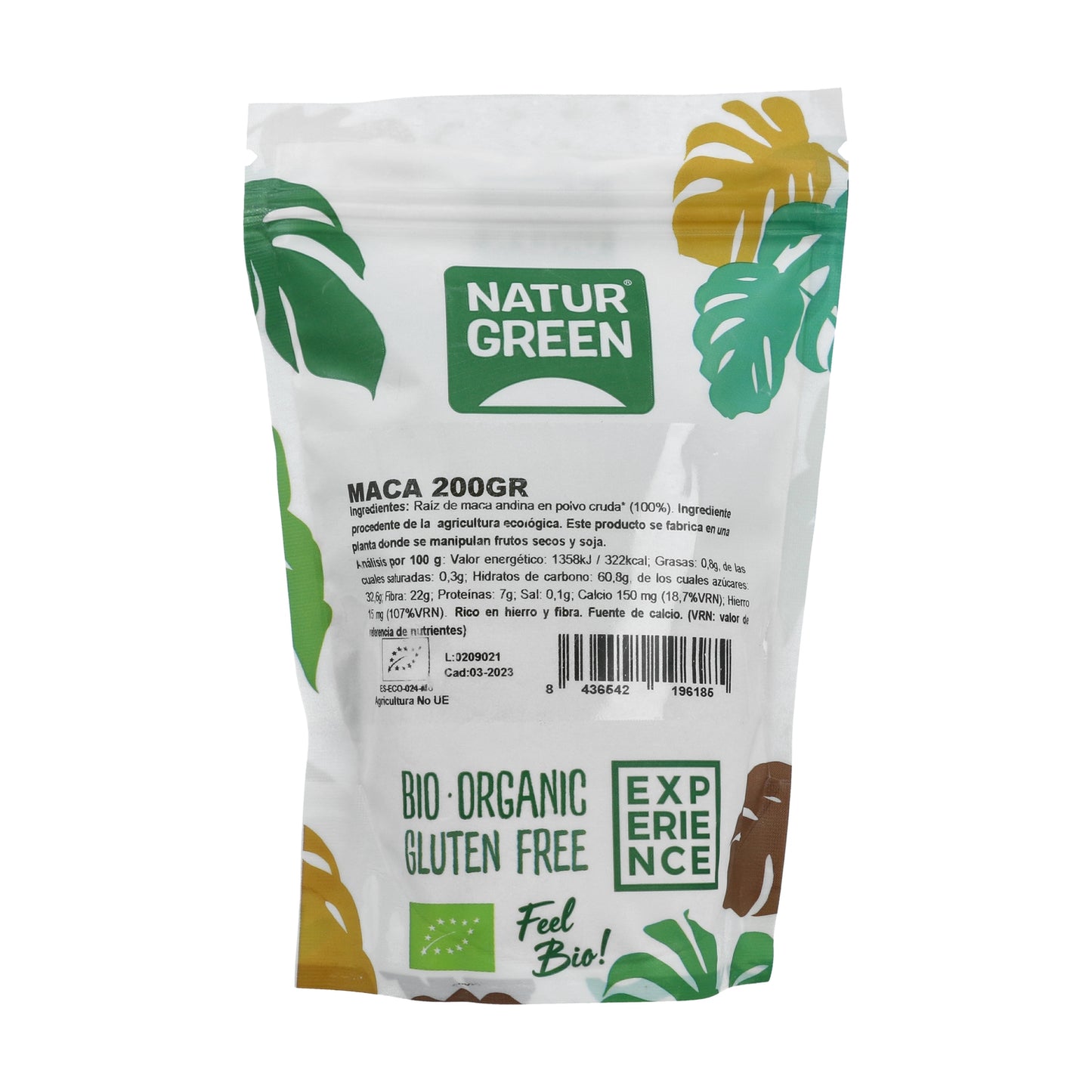 MACA BIO 200GRS Naturgreen