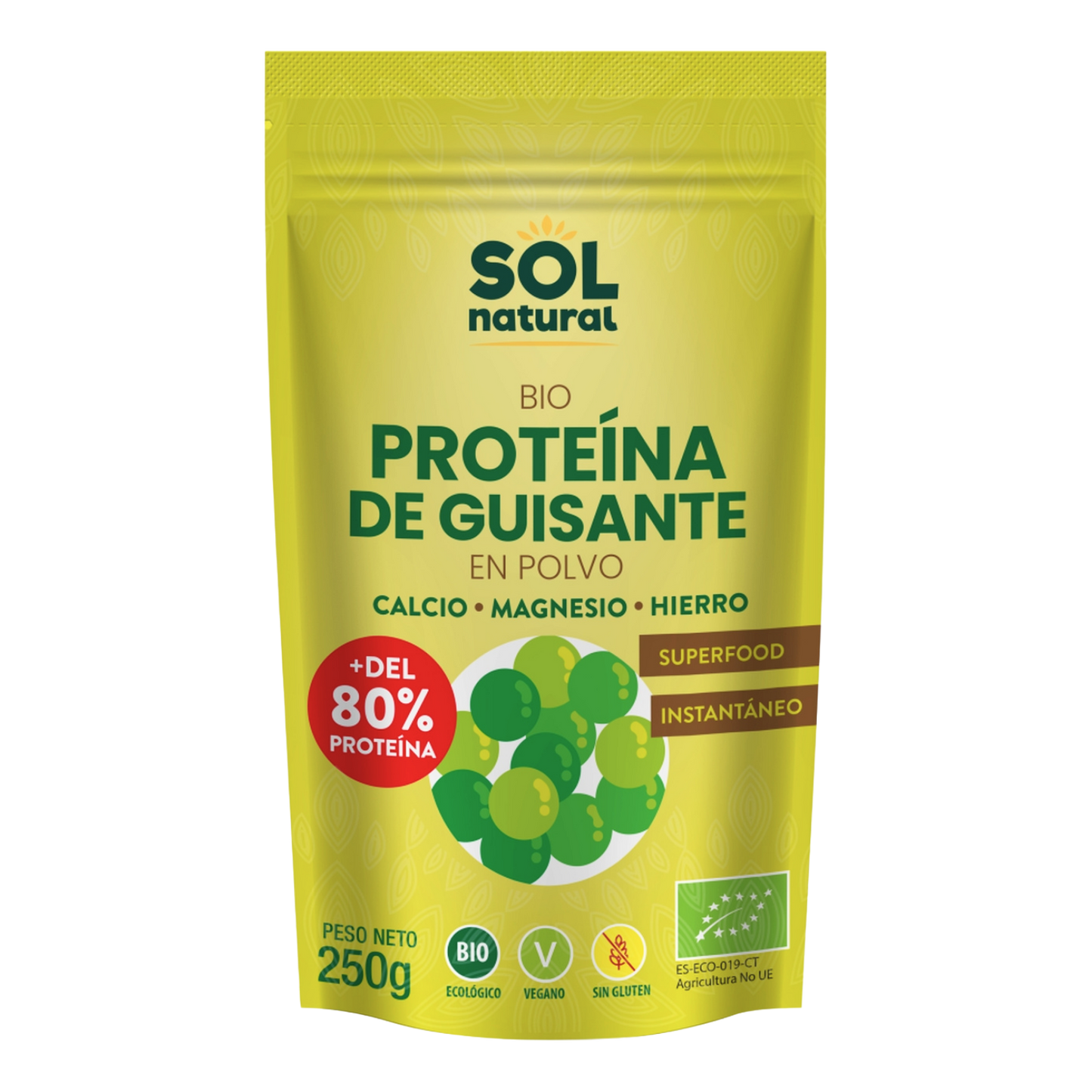 Proteína de Guisante Bio Sol Natural