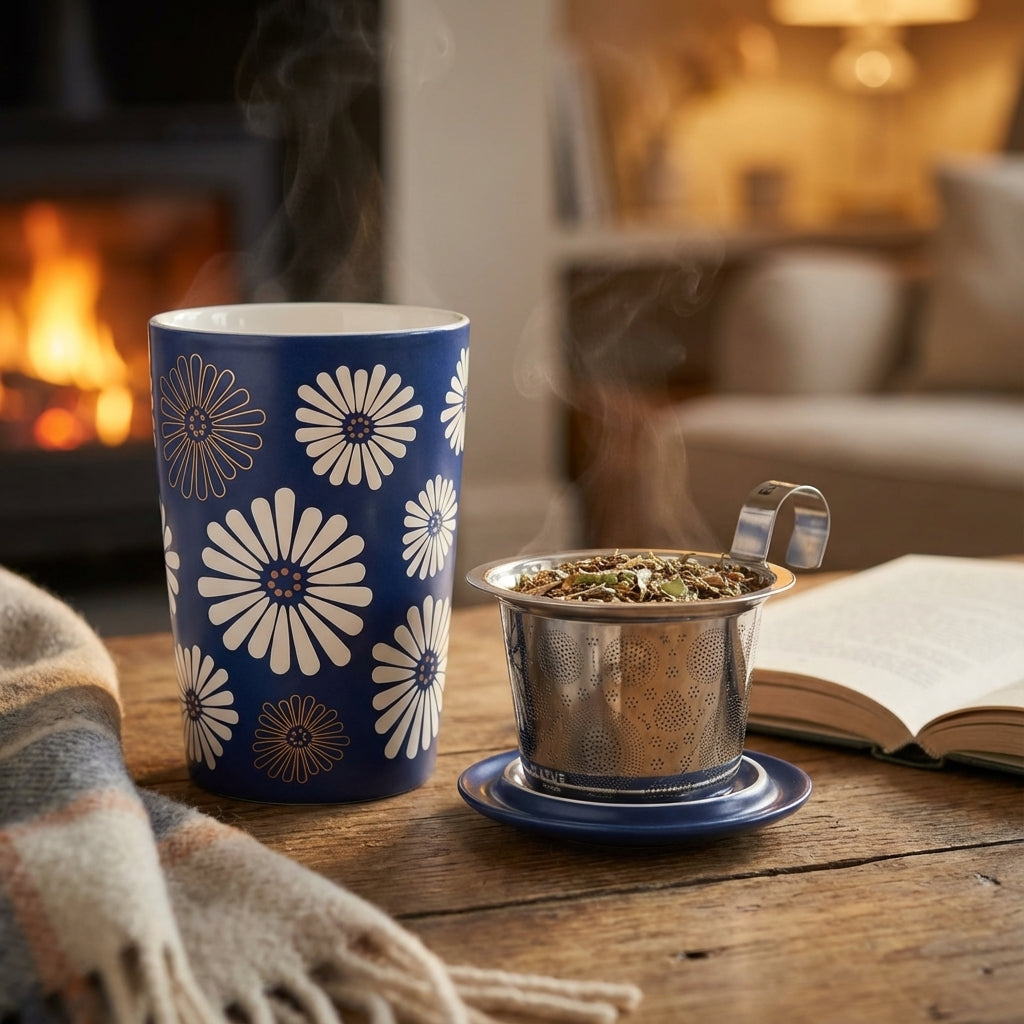 Taza Amami para Té con Tapa y Filtro