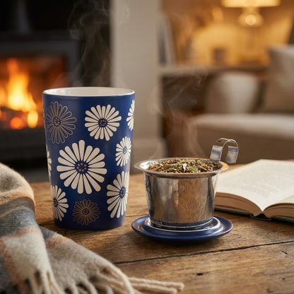 Taza Amami para Té con Tapa y Filtro