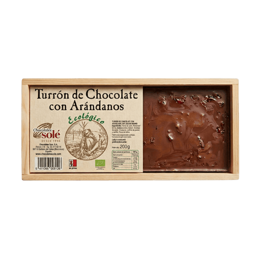 Turrón Choco Arándanos Eco Solé