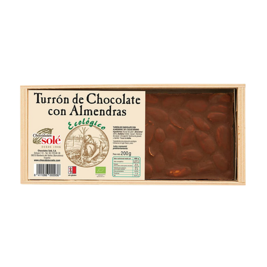 Turrón Choco Almendras Eco Solé