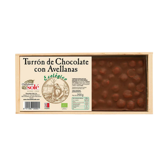 Turrón Choco Avellanas Eco Solé