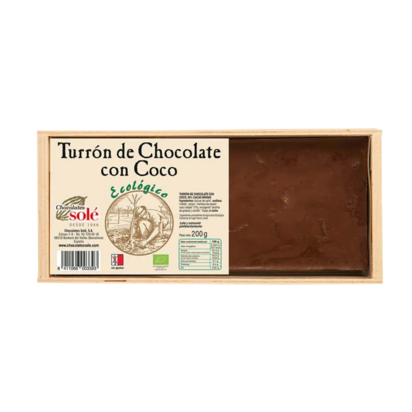 Turrón Choco Coco Eco Solé