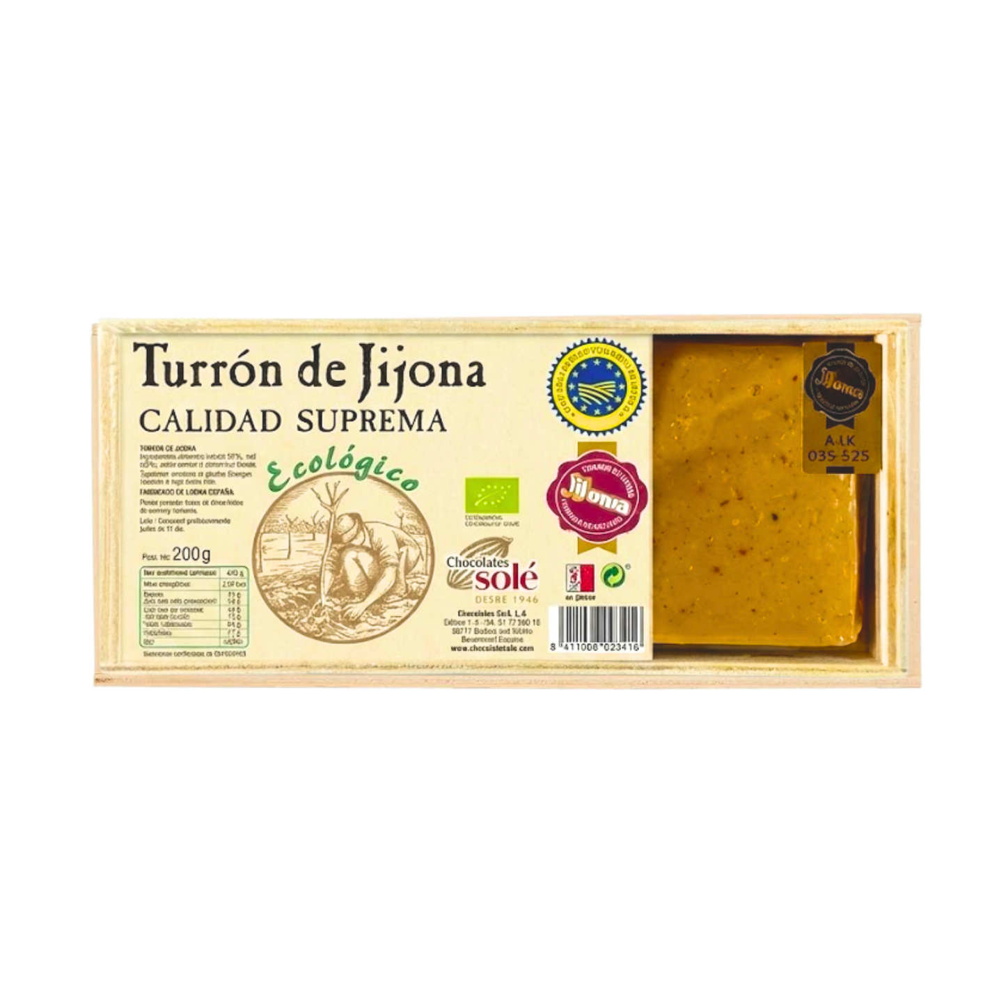 Turrón Jijona Eco Solé